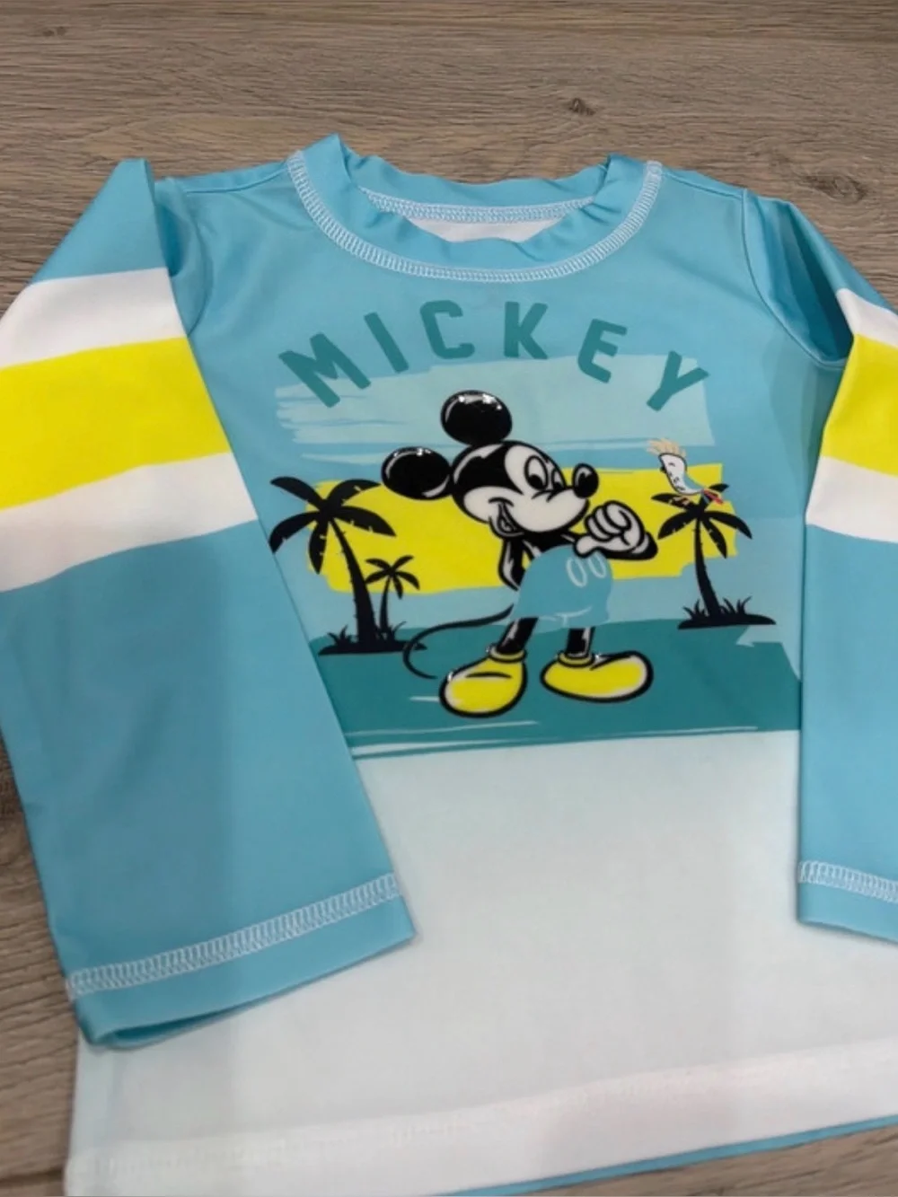 Disney Mickey Swim Shirt Rash guard